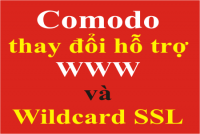 Comodo thay đổi hỗ trợ WWW và Wildcard SSL