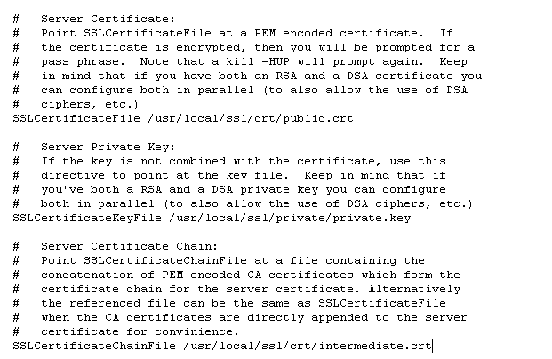 Apache: Cài đặt giấy chứng nhận chứng chỉ số SSL